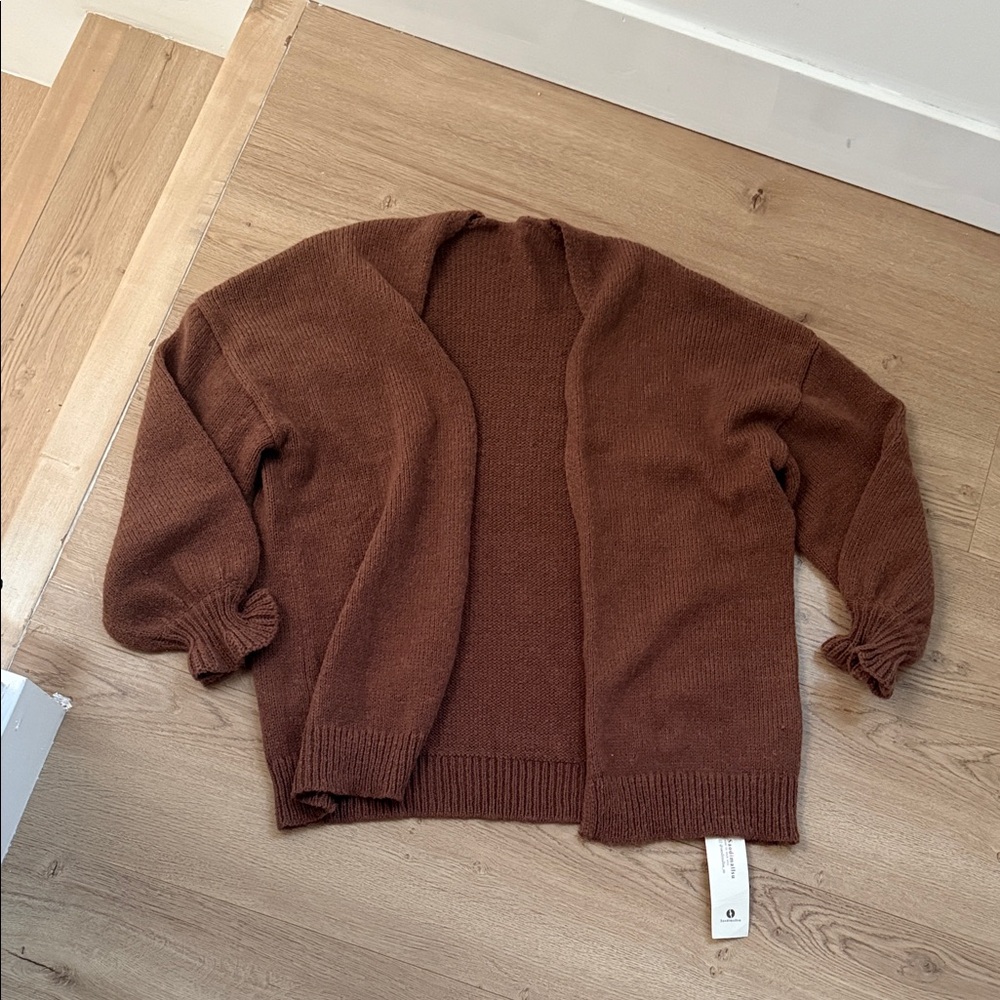 Cozy Brown Women's cardigan